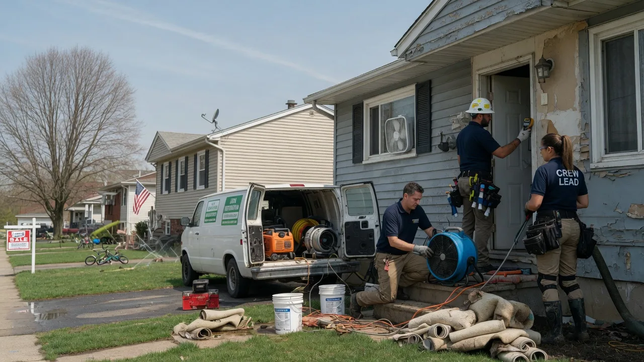 Flood Cleanup in Groveton, TX near me